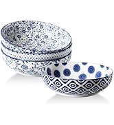 Cerkik Ceramic Large Pasta Bowls - 45 OZ Salad Bowls 8 inch Wide Serving Bowls for Soup Dessert N...