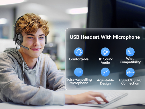 HS50 computer headset