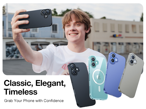 slim fit thin iphone 16 magnetic phone case magnets