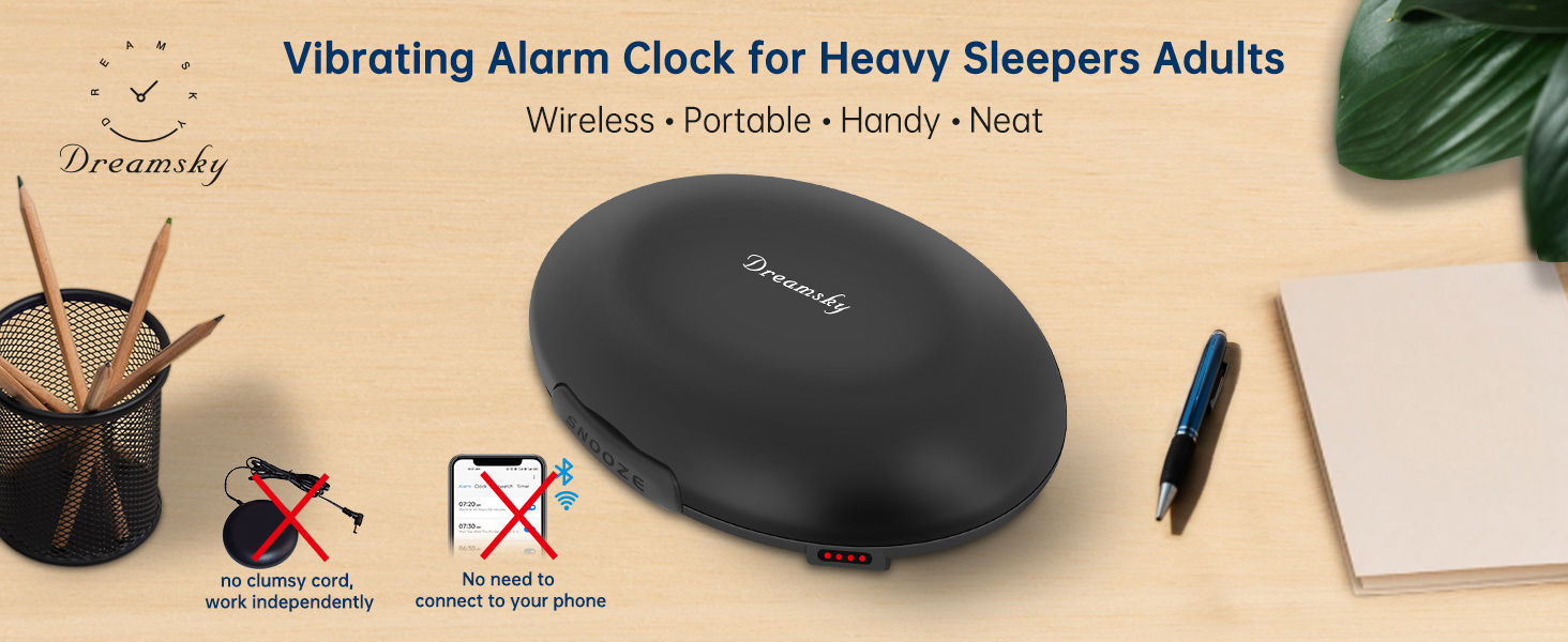 alarm clock vibrating