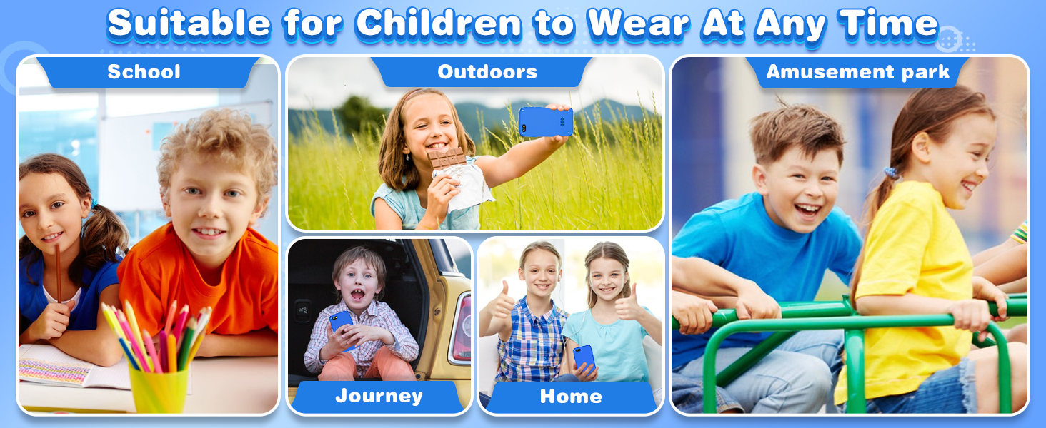 Kids Smart Phone Toy for Boys 3 4 5 6 Year Old, MP3 Music Player, Dual Camera Travel Toys