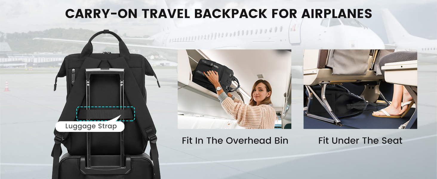 1930 Laptop Backpack for Women Work Travel Backpack Purse Teacher Nurse Bag College Daypack