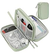 CAAORDKSO Electronic Organizer Bag, Waterproof Portable Electronic Organizer Travel Accessories C...