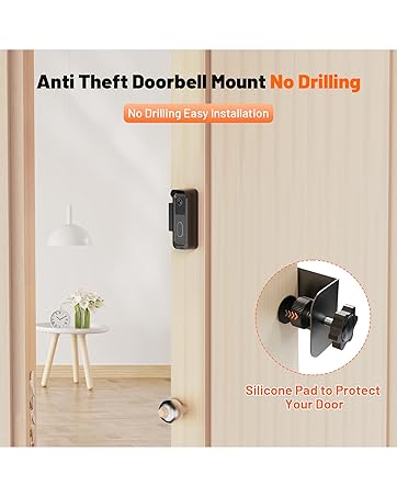 anti theft doorbell mount