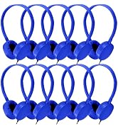 CN-Outlet Kids Headphones Bulk 10 Pack for School Classroom Students Children Teen Toddler Boys G...