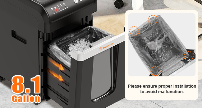 Bonsaii Large Heavy Duty Shredder for Business