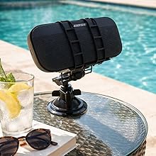 Portable Suction Speaker Mount Poolside