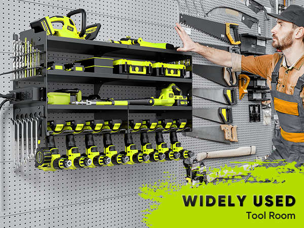 Power Tool Organizer Charging Station