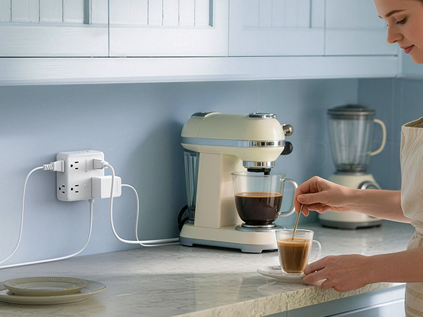 flat plug power strip