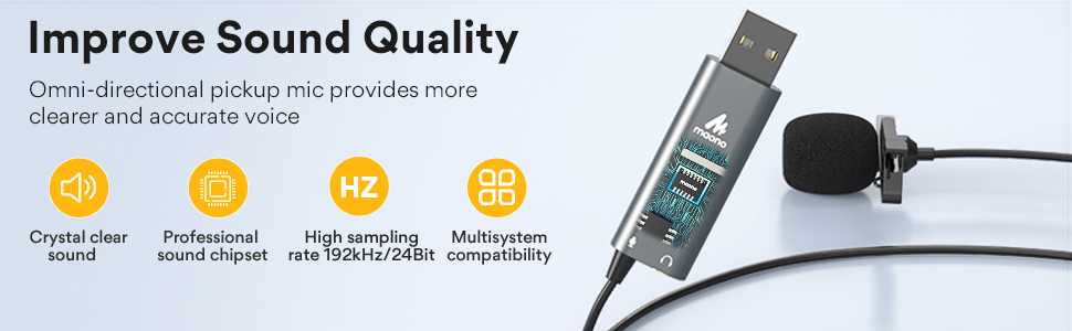 USB Lapel Microphone