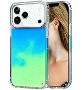 Losin Fluorescent Case Compatible with iPhone 17 Pro Max Quicksand Case Liquid Glow Sand Phone Ca...