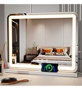 ZL ZELing Vanity Mirror with Lights, 23 Inch Large Makeup Mirror with LED Lights, Smart Touch Dim...