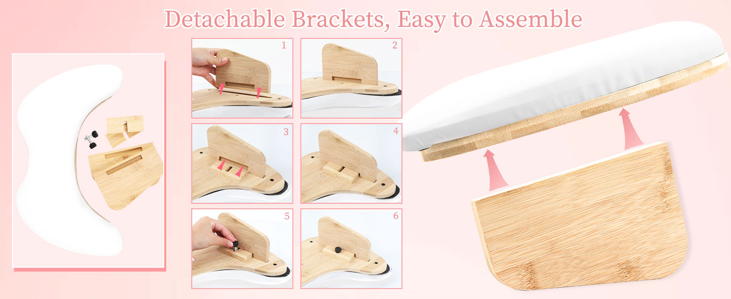 U-shaped Arm Rest for Nails Tech