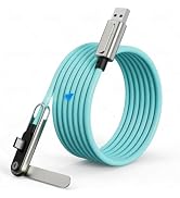 USB C to USB C Cable, 240W Fast Charging Cable with Built-in Phone Stand (4 FT), Durable Braided ...