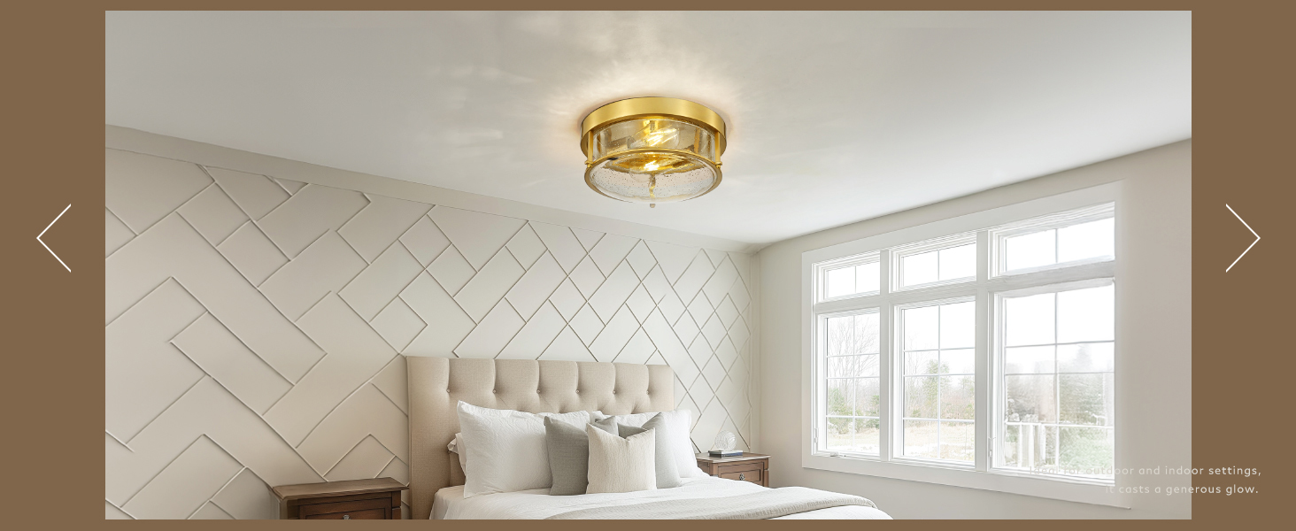 brass gold ceiling light