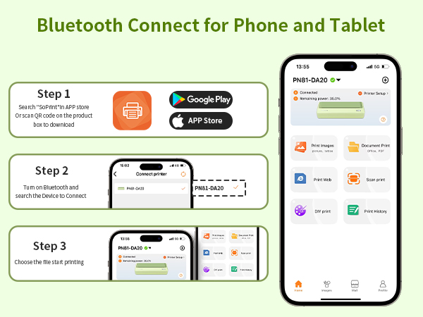 wireless bluetooth printer