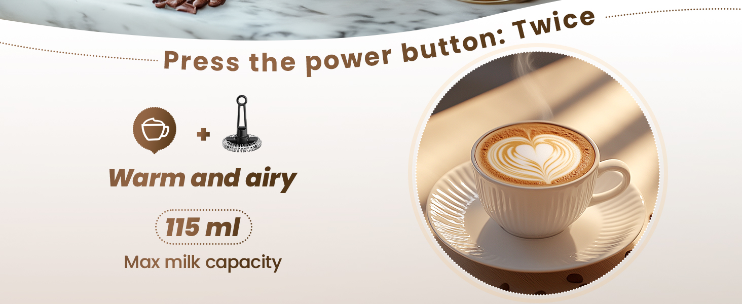 Electric Milk Frother and Steamer