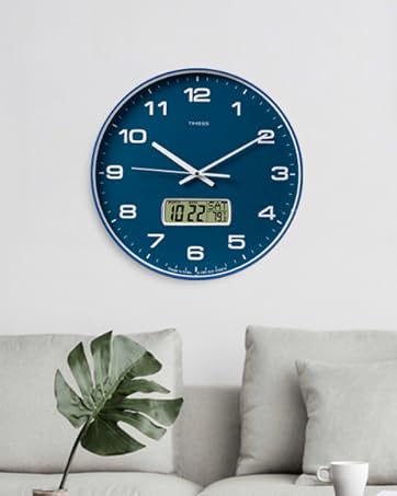 14 inch blue calendar style