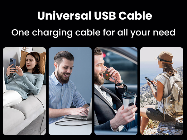 6 in 1 Multi Charging Cable