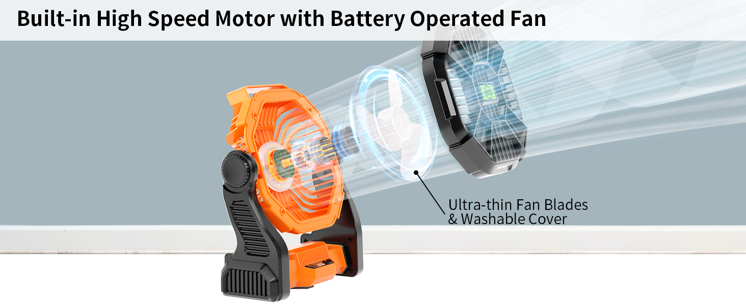 battery powered fan