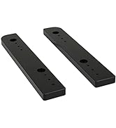 Harvards Chrome Tour Pak Trunk Relocation Kit Mount Extender Plate Adjustable 1-3" Fits for Harle...