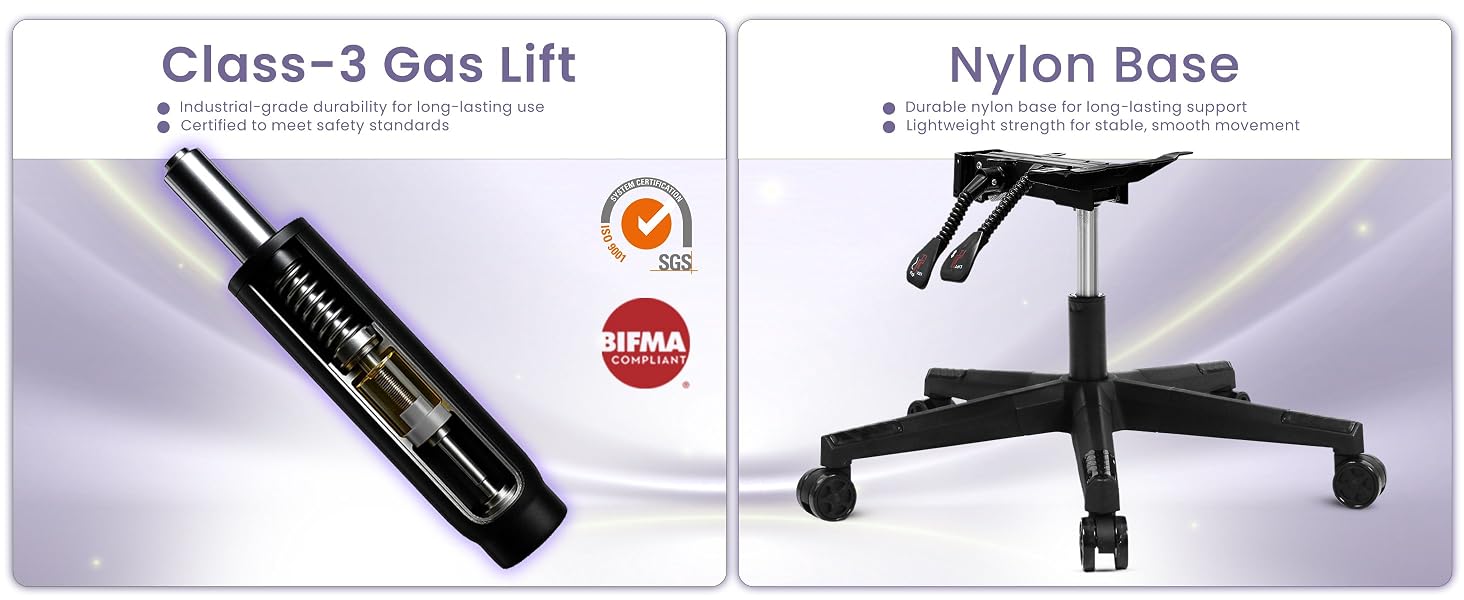 Steel frame and Smooth casters