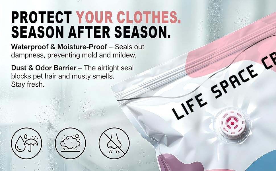 No Pump Vacuum Storage Bags