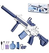 Electric Water Gun,Squirt Gun Toy,Automatic Water Gun Blaster Up To 32 FT Long Range,Outdoor Pool...