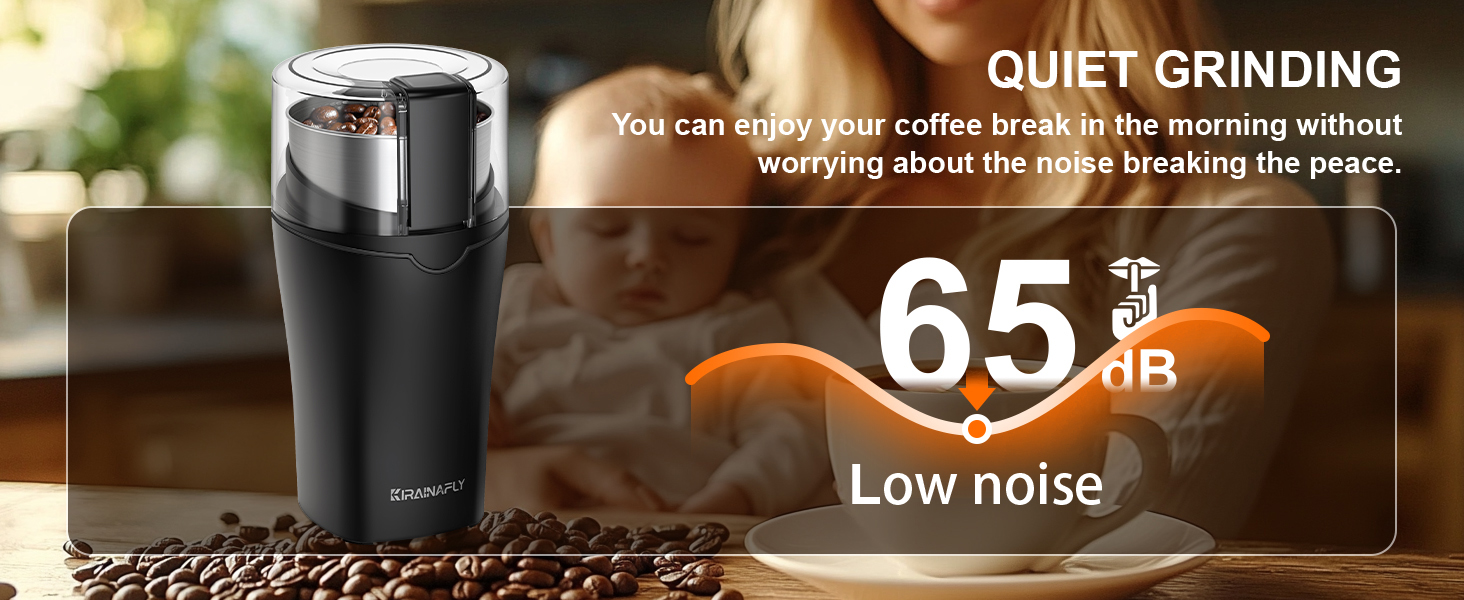 coffee grinder electric gray