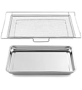 Allstare LRAL302S Air Fryer Tray Replacement for LG Oven Parts 304 Stainless Steel LG Air Fryer B...