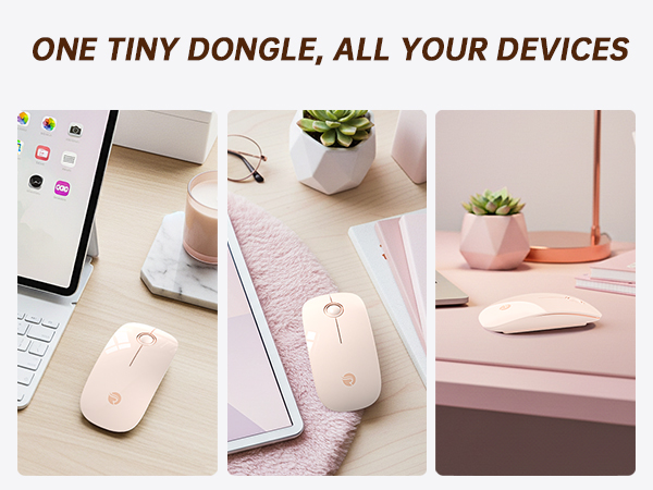 R306C USB C Wireless Mouse for Macbook, iPad, Chromebook