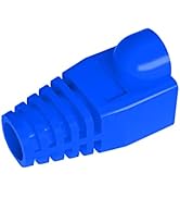 VIVOCH 50 Pcs Cat5 Cat5E Cat6 Strain Relief Boot, RJ45 Plug Connector Cover Modular Network Plug ...