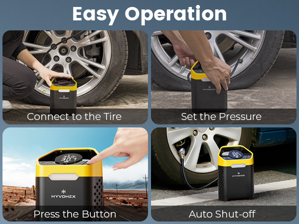 Cordless Portable Tire inflator