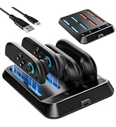 Charging Dock Station for Nintendo Switch 2 Joycon Controller, FANPL Charger Stand for 4 joy con ...