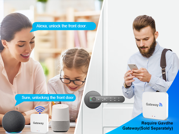 biometric entry door lock black