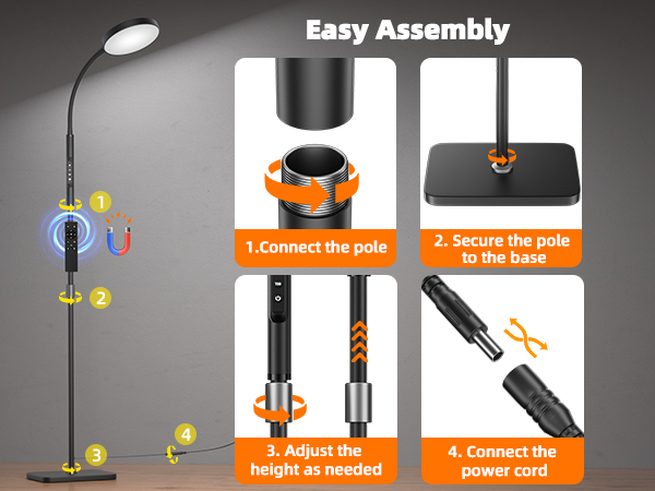 floor lamp with remote