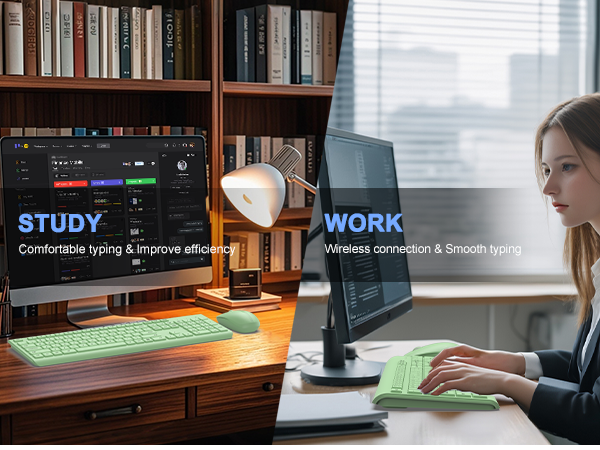 wireless keyboard and mouse Silent 2.4GHz Cordless Keyboard Mouse Combo