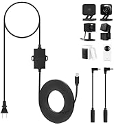 Uogw 50Ft/15m Outdoor Power Adapter Compatible with Wyze Cam V4,Wyze Cam Pan V3/V2,Wyze OG,Wyze C...