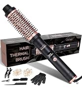 Thermal Brush Pro, 1.5 inch Heated Round Curling Iron, 1 1/2 inch Barrel Ceramic Hot Wand Blowout...
