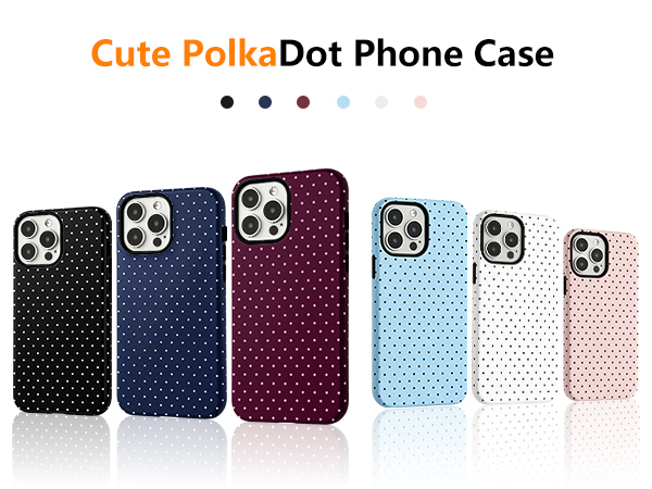 Cute Polka Dot Case Magnetic
