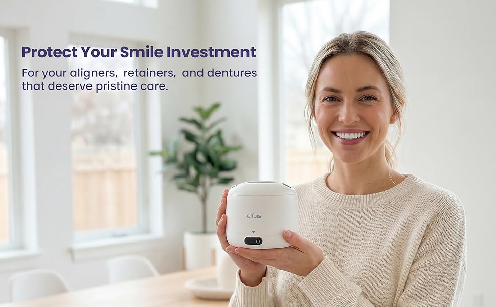 Ultrasonic Retainer Cleaner with UV