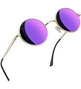 Joopin Hippie Round Sunglasses for Women Men Circle Sun Glasses UV400 Protection
