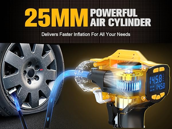 dewalt air pump for car tires