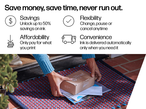 instant ink ink delivery subscription cartridges plans