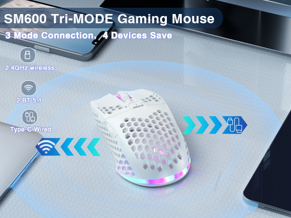 wireless mouse gaming laptop mouse bluetooth mouse Rechargeable programmable custom mouse 