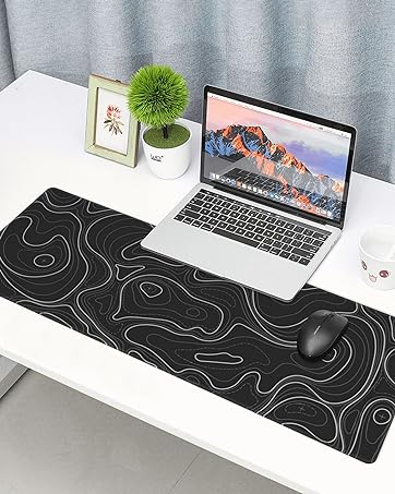 Topographic mouse pad