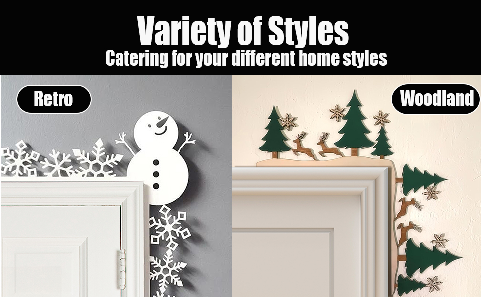 2024 Christmas Door Topper Holiday Home Decor