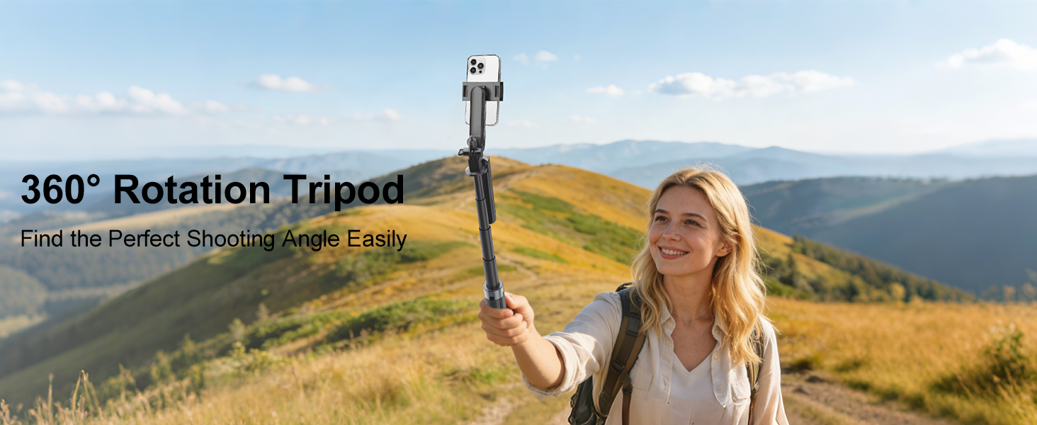 selfie stick tripod with remote