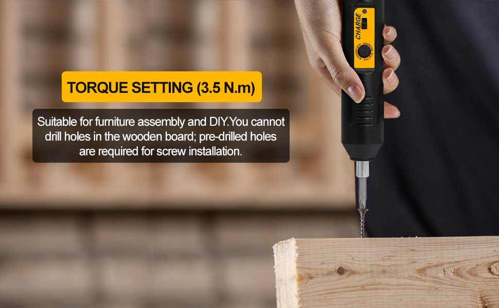 TORQUE SETTING (3.5 N.m)