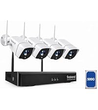 (2026 New) Firstrend WiFi Wireless Security Camera System, 8Ch NVR with CCTV Bullet Cameras No Month...